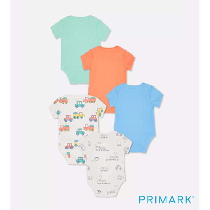 5 ცალიანი მოკლემკლავიანი ბოდეები „მანქანები" Image 2